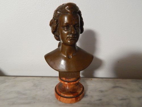 Ancien petit buste bronze - ancien, en