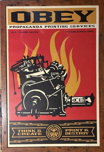 Shepard fairey obey - obey, think