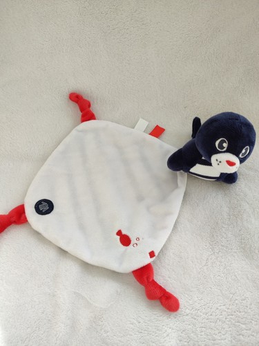 Doudou plat mouchoir phoque - doudou, plat/mouchoir