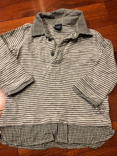 Baby gap red dress shirt - red, top