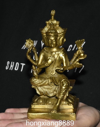 Chinese pure bronze buddhism - chinese,
