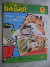 Le journal de Babar mensuel n° 27 - 1971