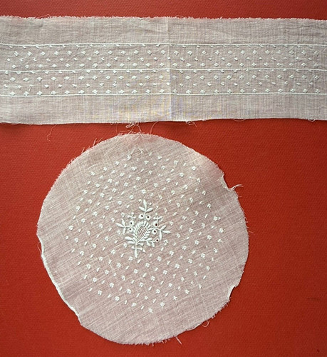 Broderie dentelle ancienne - dentelle,