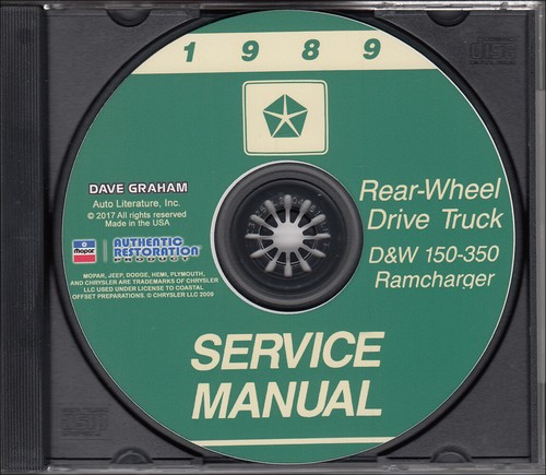 1989 dodge camion atelier - dodge,