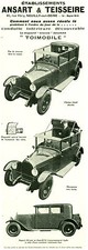 Publicité Ancienne automobile