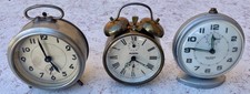 LOT DE 3 REVEILS MÉCANIQUES
