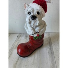 Vintage westie terrier dog