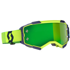 Lunettes de motocross Scott Goggle Fury bleu / jaune / green chrome works