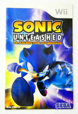 NOTICE NINTENDO WII SONIC UNLEASHED MALEDICTION DU HERISSON SEGA FRA MODE EMPLOI