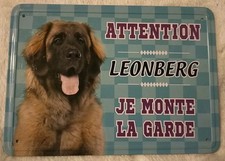 Plaque attention LEONBERG  Je