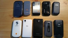 lot de 10 Téléphones différente marques, pour restaurer ou récupérer des pièces