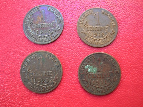 France lot monnaies de 1 - lot,