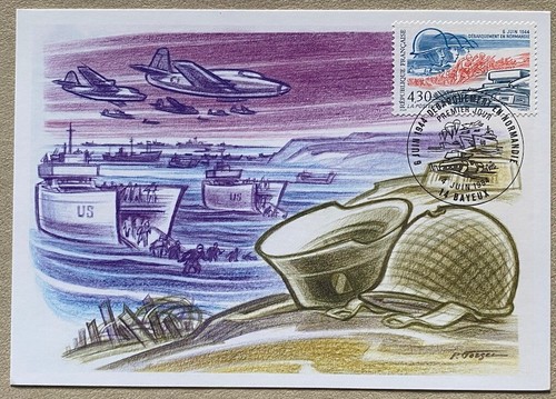 Carte postale premier jour - carte,