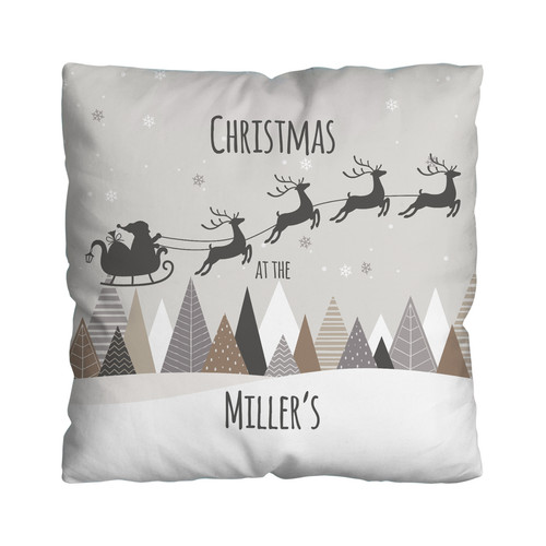 Coussin personnalisé gris - personnalisé,