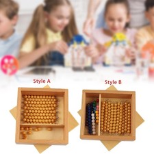Montessori math beads - math,