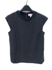 Haut noir à pointes femme Versace X H&M taille 38 / US 8 / S - M