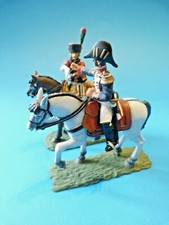 Soldat de plomb premier empire FRONTLINE FIGURES - Chasseur à cheval et officier