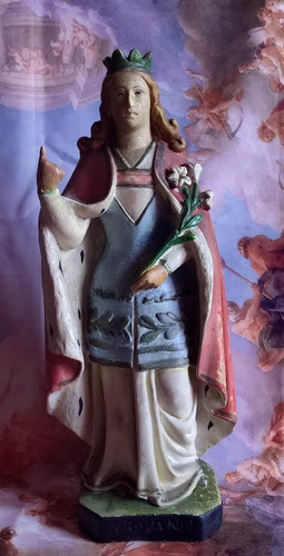 Statue sainte rolende - statue,
