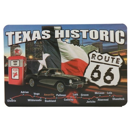 Plaque metal texas historic - plaque, en
