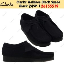 Clarks Wallabee daim noir noir 24SP-I 26155519 UK 4-13
