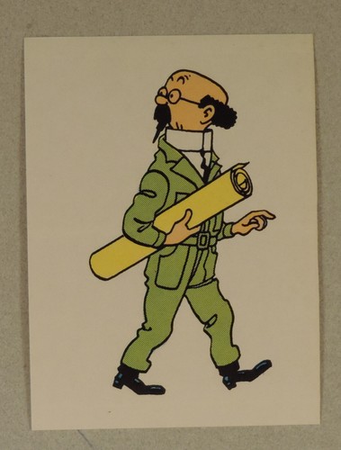 Herge tintin autocollant lune - autocollant,