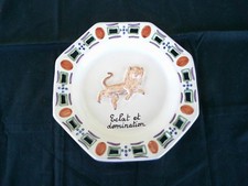 ASSIETTE DECORATIVE EN
