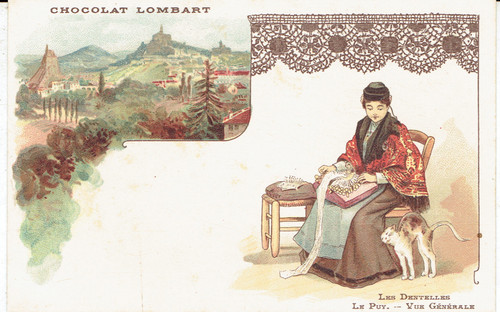 Carte publicitaire chocolat - carte,