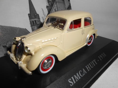 Simca huit 1938 43ème - simca, 1/43ème