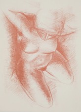 Antoniucci VOLTI : Nu au repos - Lithographie originale