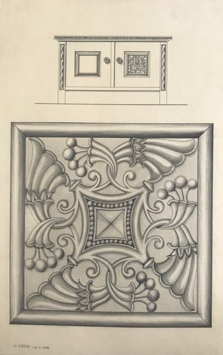 Hans nacke dessin original - -,