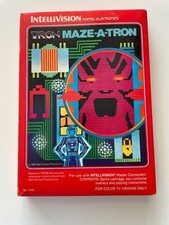 Intellivision Jeu Video TRON MAZE-A-TRON - Mattel Electronics - Vintage 1892