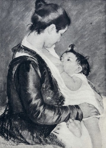 Mary cassatt héliogravure - mary, cassatt,