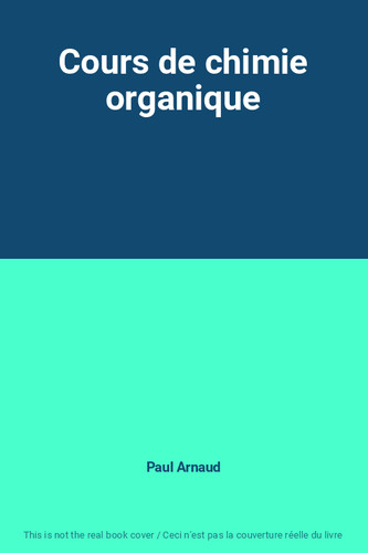 Cours chimie organique - de,