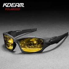 Lunettes de soleil polarisées KDEAM vision nocturne extérieure lunettes de sport photochromiques UV400