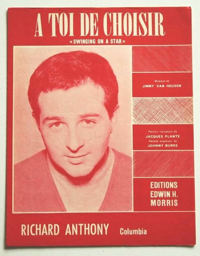 Partition vintage sheet music