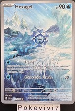 Carte Pokemon HEXAGEL 111/086 HOLO AR EV10.5 Foudre Noire BLK FR NEUF