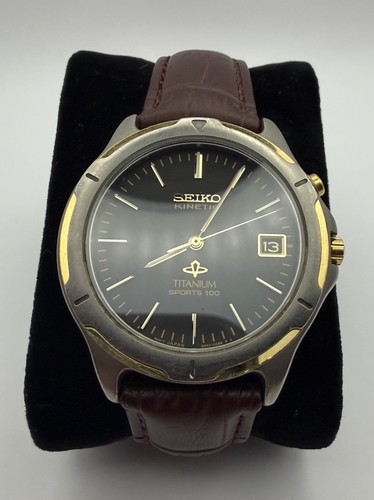 Seiko kinetic titanium sports - titanium,