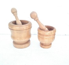 Mortier Avec Pilon En Bois