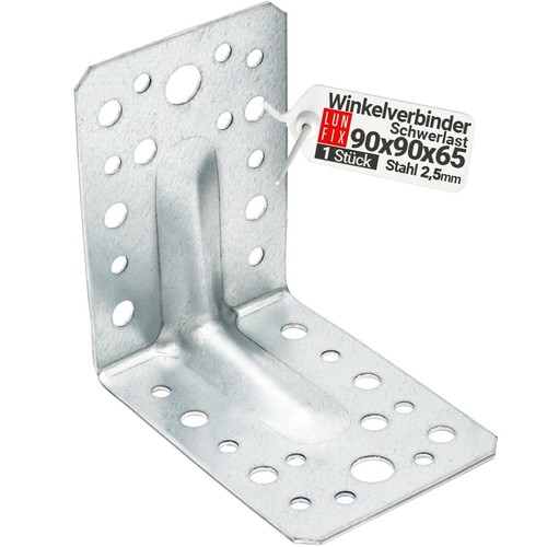 Equerre renforcee 90x90x65x2,5