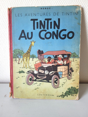Rare album tintin congo - bd,