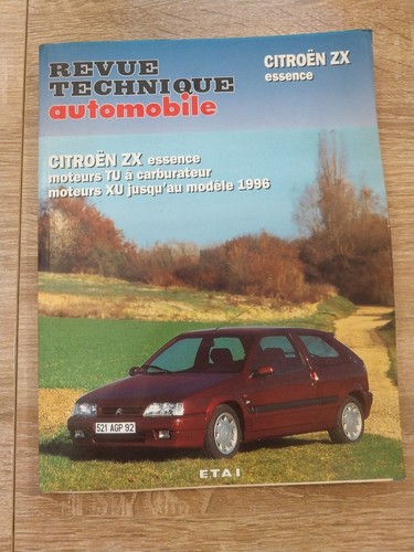 Revue technique citroen 1 - zx, 1.1
