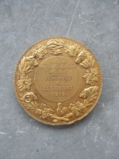 Superbe médaille Société des Agriculteurs Oise Concours de Clermont 1913 Argent