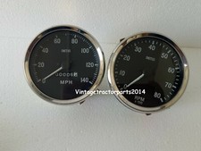 Smiths Réplique 100 MM Compteur de Vitesse 0-225.3km / / + 0-80 Tachéomètre