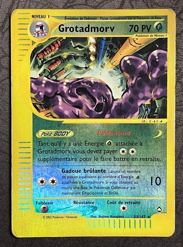 Carte pokémon grotadmorv - carte,