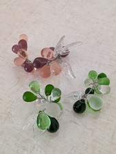 Lot de 3 décorations de table en forme de grappes de raisin en verre de Murano?