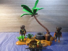 Playmobil  4247 / 4244 Voleurs / Brigand / Palmiers / Puits Trésor Egyptiens