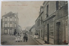 Carte Postale Ancienne La Loupe, Rue de Châteaudun