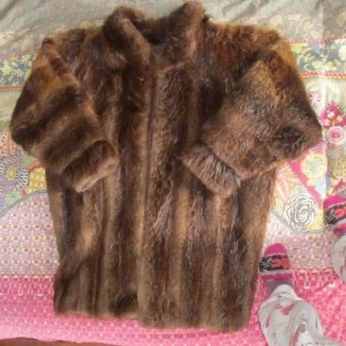 Manteau fourrure en - de,