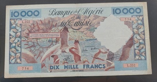 Billet algerie 10000 - billet,