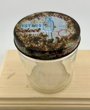 Vtg Captain Gollot Oyster Jar